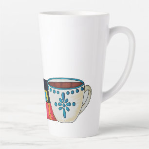 Tasse Latte Café & un bon livre