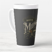 Tasse Latte Café vintage de minuit (Angle gauche)