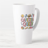 Tasse Latte Cafétéria Queen (Angle droit)
