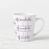 Tasse Latte Caffè macchiato sur Rainbow Grid (Droite)