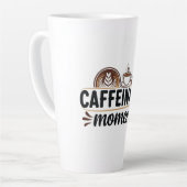 Tasse Latte Caffeinated Moments - Coffee Lover Design (Angle gauche)