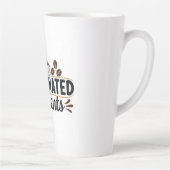 Tasse Latte Caffeinated Moments - Coffee Lover Design (Droite)