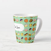 Tasse Latte Cake Lover délicieux gâteaux et pâtisseries Motif (Angle droit)