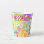Tasse Latte Calendrier de Noël (Devant)