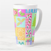 Tasse Latte Calendrier de Noël (Angle droit)