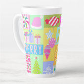 Tasse Latte Calendrier de Noël (Angle gauche)