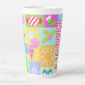 Tasse Latte Calendrier de Noël (Devant)