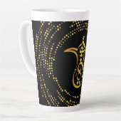 Tasse Latte Calligraphie arabe du café (Angle gauche)