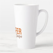 Tasse Latte Calligraphie Elegant Plain Ajouter son propre nom (Droite)