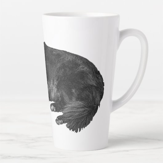 Tasse Latte Calme de la langue de l'Ember pour les matins feui (Droite)