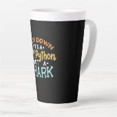 Tasse Latte Calme En Bas C'Est Un Python Ball (Angle droit)