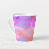 Tasse Latte Calques de pastel abstraits petit (Angle gauche)