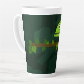 Tasse Latte Caméléon mignon vert (Angle gauche)