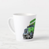 Tasse Latte Camion à ordures de dessin (Angle gauche)