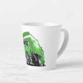 Tasse Latte Camion à ordures de dessin (Angle droit)