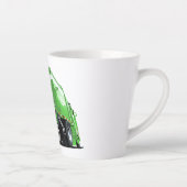 Tasse Latte Camion à ordures de dessin (Droite)