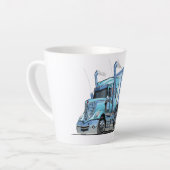 Tasse Latte Camion de dessin (Angle gauche)