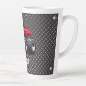 Tasse Latte Camion monstre rouge (Droite)