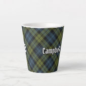 Tasse Latte Campbell Tartan (Devant)