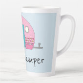Tasse Latte Camper RV Rose Cute Happy (Droite)