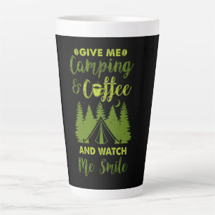 Tasse Latte Camping Camper Cadeau de café