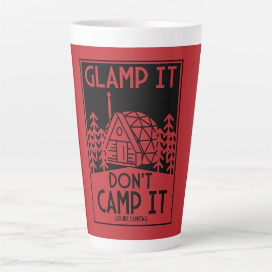 Tasse Latte Camping de Luxe (Devant)