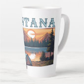 Tasse Latte Camping de tentes du Montana (Angle droit)