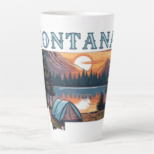 Tasse Latte Camping de tentes du Montana