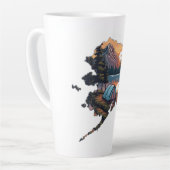 Tasse Latte Camping en Alaska (Angle gauche)