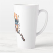 Tasse Latte Camping en Alaska (Droite)