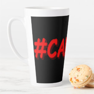 Tasse Latte "#CANADA" Conception d'expression mignonne. Comman