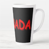 Tasse Latte "#CANADA" Conception d'expression mignonne. Comman (Droite)