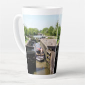 TASSE LATTE CANAL NARROWBOATS (Angle gauche)