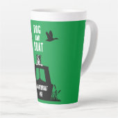 Tasse Latte Canalbateau Narrowboat Vie (Angle droit)