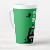 Tasse Latte Canalbateau Narrowboat Vie (Angle gauche)