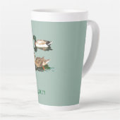Tasse Latte Canards colverts (Angle droit)