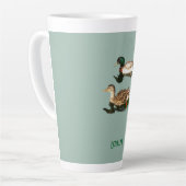 Tasse Latte Canards colverts (Angle gauche)