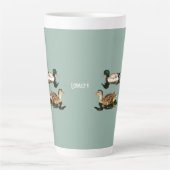Tasse Latte Canards colverts. Loyauté (Devant)