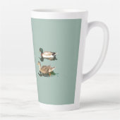 Tasse Latte Canards colverts. Loyauté (Droite)