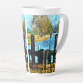 TASSE LATTE CANAUX ET NAVIRES (Angle droit)