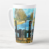 TASSE LATTE CANAUX ET PENICHES (Angle gauche)