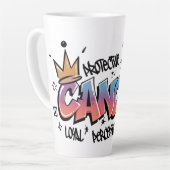 Tasse Latte Cancer (Angle gauche)