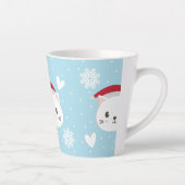 Tasse Latte caneca Cat Christmas  (Droite)