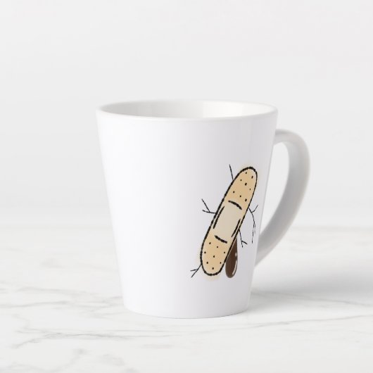 Tasse Latte Caneca de café latte (Angle droit)