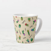 Tasse Latte Caneca Linha Cactus (Angle droit)