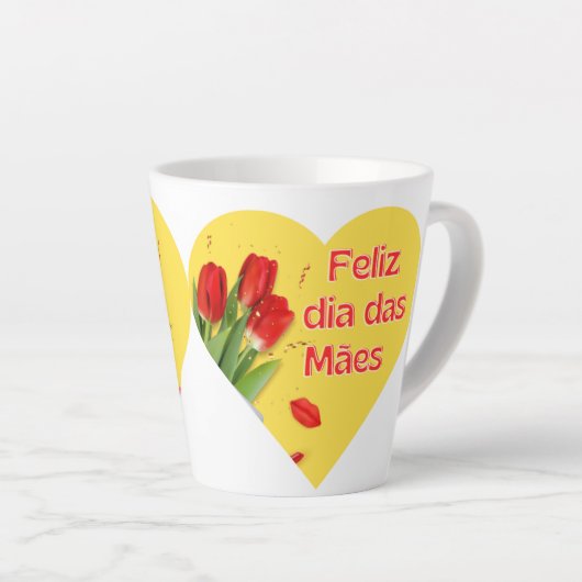 Tasse Latte Caneca  para café latte (Angle droit)