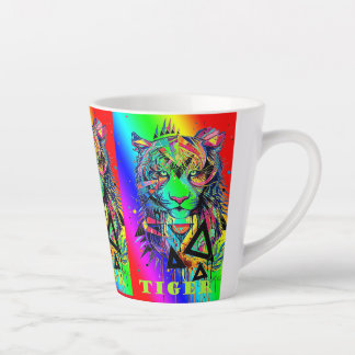 Tasse Latte Caneca para café latte/Tigres