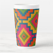 TASSE LATTE CANECAS CORES GEOMÉTRICO (Devant)