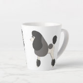 Tasse Latte Caniche de Compétition (Angle droit)