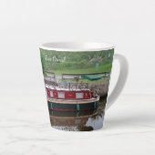 Tasse Latte Canot Erie Canal tresse en latte (Angle droit)
